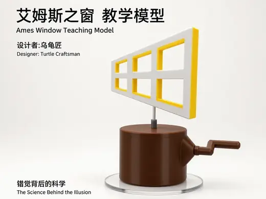 手摇式艾姆斯之窗(科学教具)