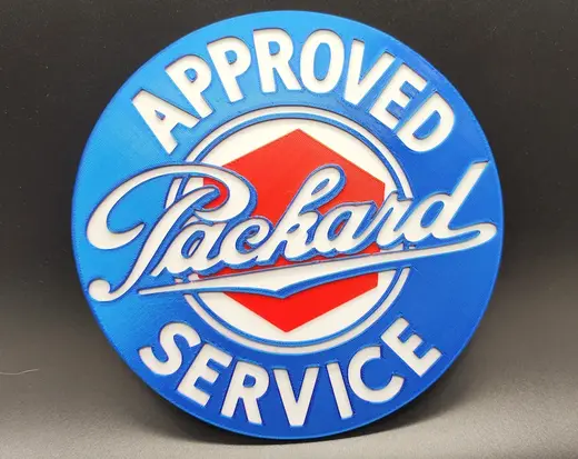 Vintage Packard Sign 3 Colors