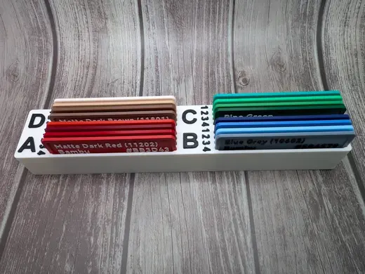 AMS Filament Sample Holder – 4 AMS unit Cubed