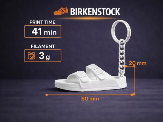 Keychain Birkenstock Sandal