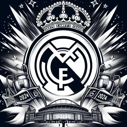 REAL MADRID CHAMPIONS LEAGUE WINNER WEMBLEY 2024