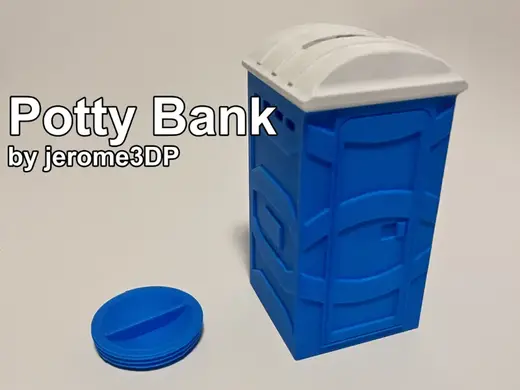 Piggy bank - Porta potty NO SUPPORT !