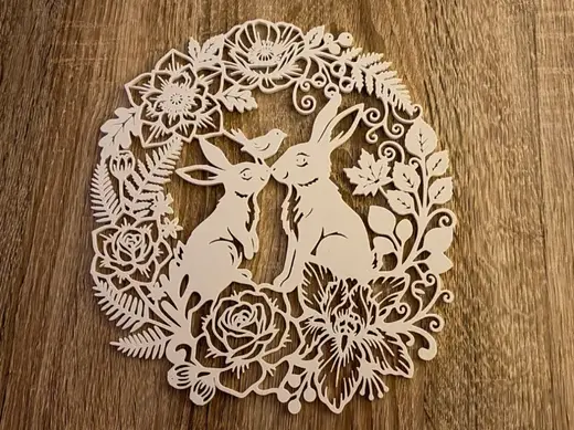 Osterkranz Deko Hase Türkranz