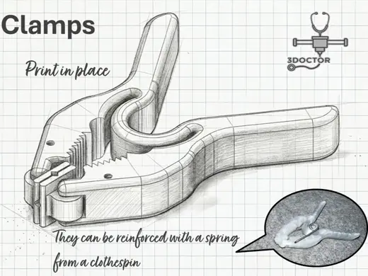 Clamps (print in place)