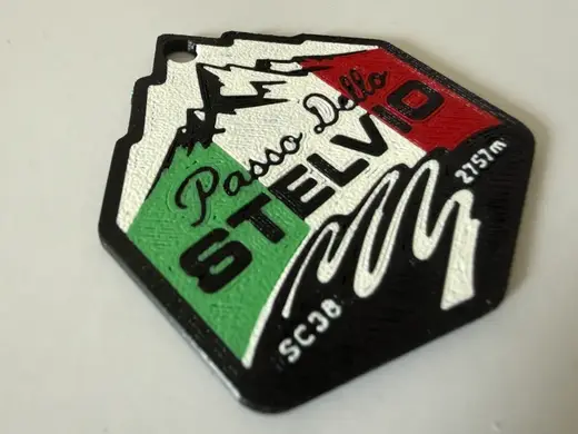 Passo dello Stelvio Keychain