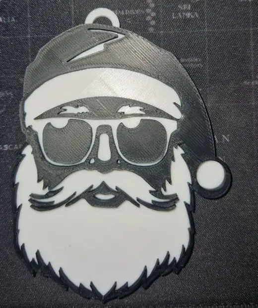 Cool Santa Tree Decoration Bauble NO AMS NEEDED