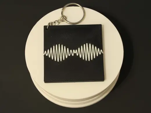 Arctic Monkeys AM Logo Keychain (No AMS Needed)