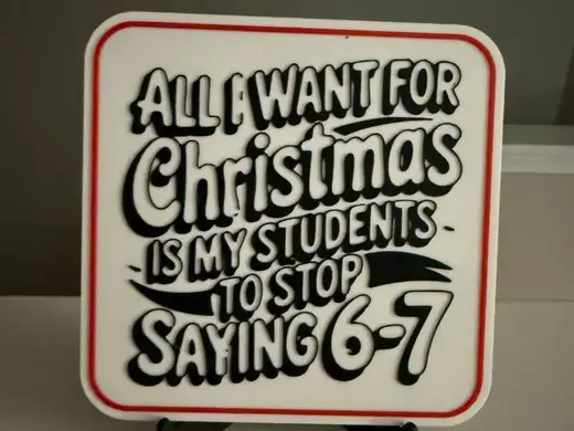 ALL I WANT FOR CHRISTMAS IS MY STUDENTS TO STOP