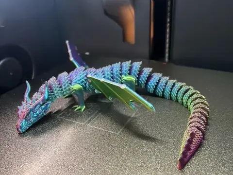 Longer Winged Articulated Nature Dragon, can stand