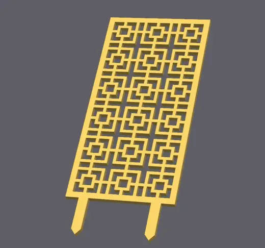 Breeze Block Plant Trellis