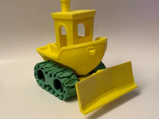 Benchy Dozer Toy Bulldozer (Boat-Dozer)