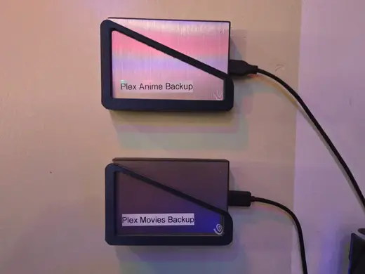 2.5in external hard drive mount