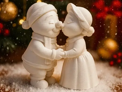 Cute Snowman Couple