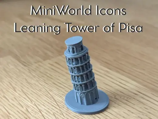 MiniWorld Icons – Leaning Tower of Pisa