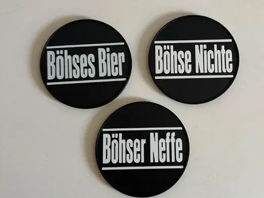 Böhser Drink – Rockige Bieruntersetzer Onkelz-Look