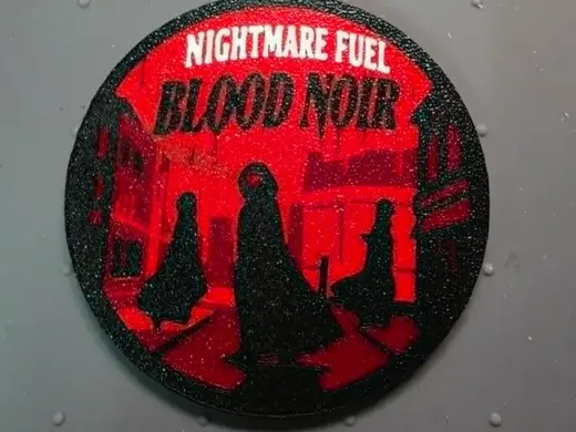 HHN 35 2026 Nightmare Fuel: Blood Noir Keychain v2