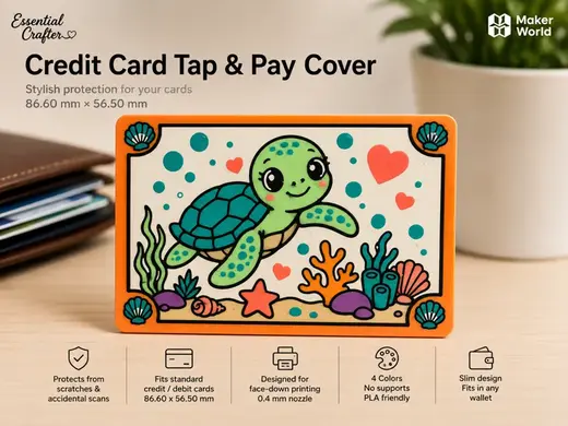 Sea Turtle Credit Card Cover