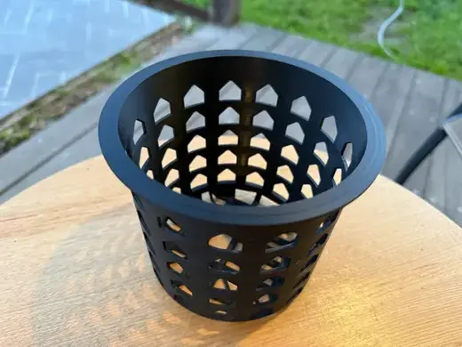 Hydro Net Pot Large (140mm W x 122mm H) + Rim