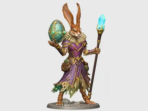 Leporidion Easter Bunny D&D Miniature (50mm)