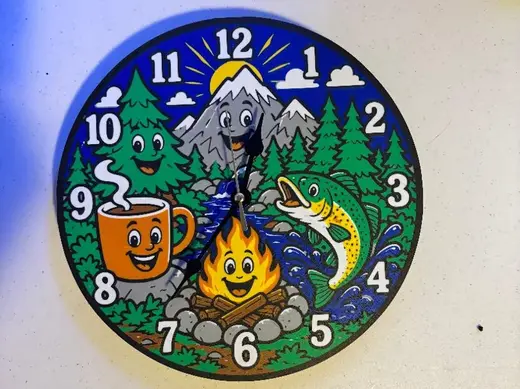 Adventure Buddies Camp Clock