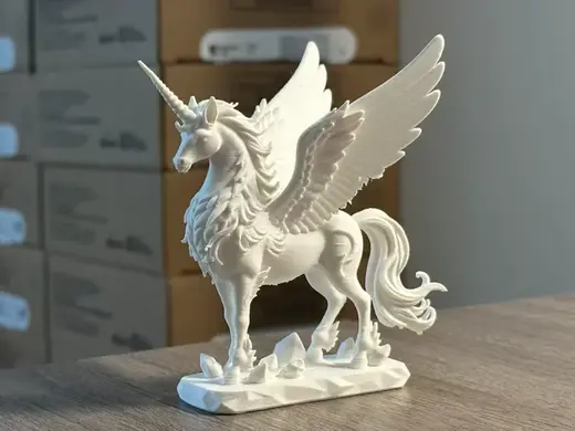 奇幻双翼独角兽 摆件 高精细