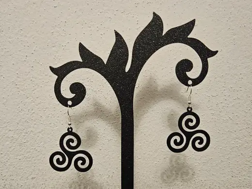 Celtic earrings - Triskelion