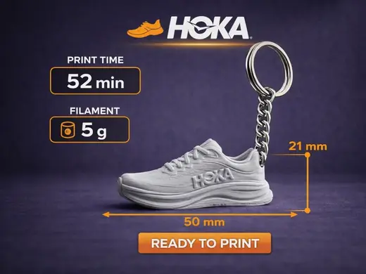 Schlüsselanhänger HOKA Bondi 9 Laufschuh