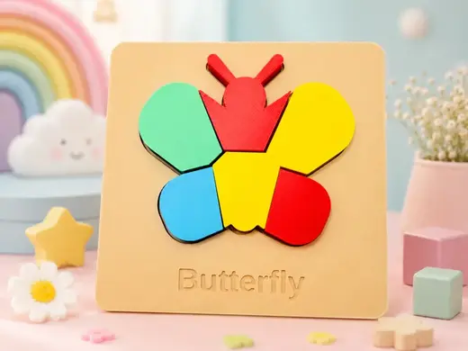 Butterfly Puzzle Learning Toy