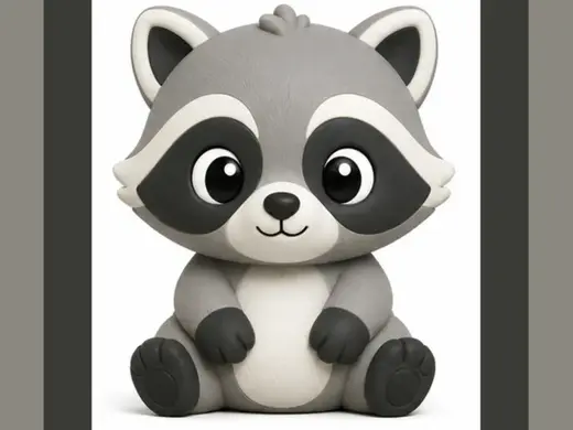 Cute Baby Raccoon
