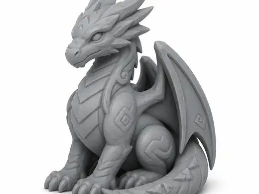 Cute rune dragon