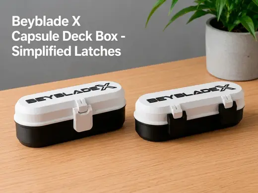 Beyblade Capsule Deck Box - Simplified Latches