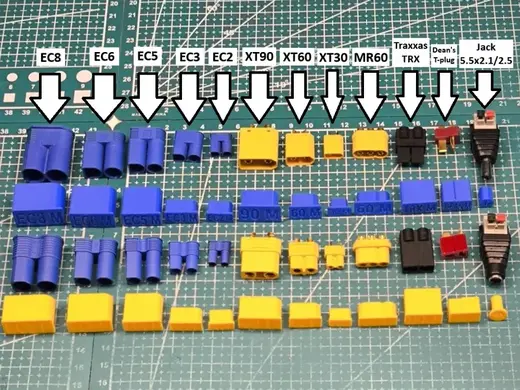 12 power plug protection caps, Male&Female