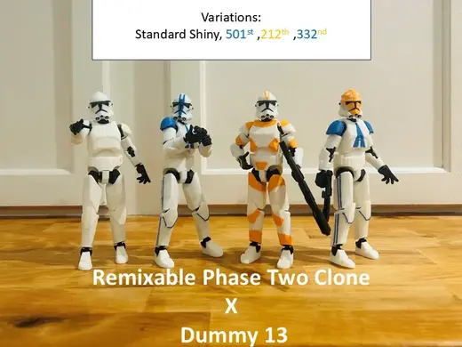 Remixable Phase Two Clone Trooper X Dummy 13