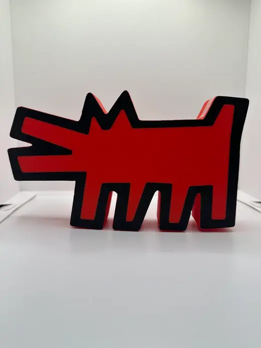Keith haring barking dog