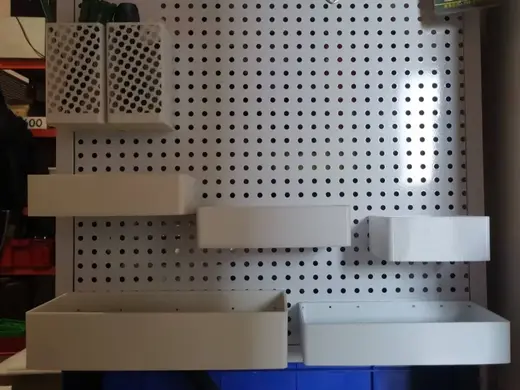 圆孔洞洞板挂架_6X6X10.5 洞洞板孔径6mm 孔距16mm