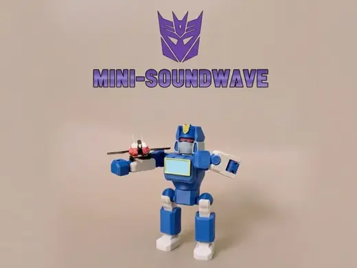 Origin-Zero Soundwave Laserbeak Transformers robot