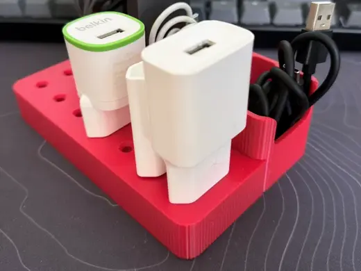 Aesthetic Cable and Charger Organizer (EU)