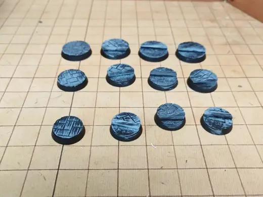 Kerb / Roadside Bases - DnD 40K TTRPG - 3 sizes