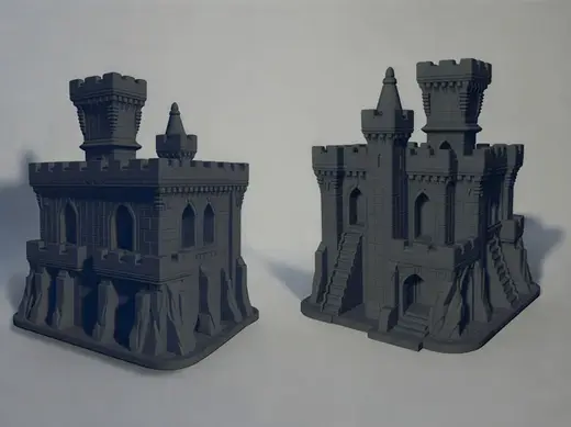 Mysterious Castle TTRPG D&D Miniature