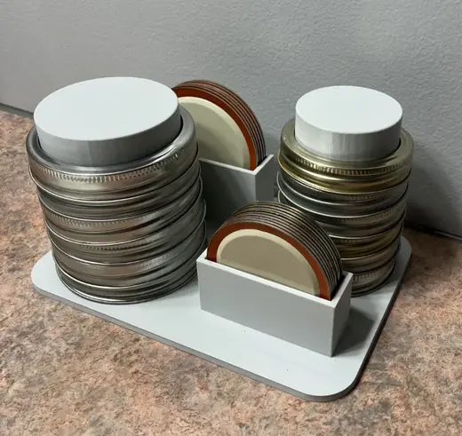 Mason Jar Lid Organizer - Multisize