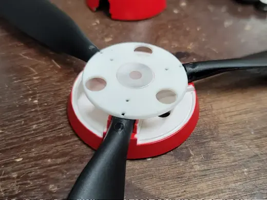 Flightline motionrc 1600 P38 spinner supports
