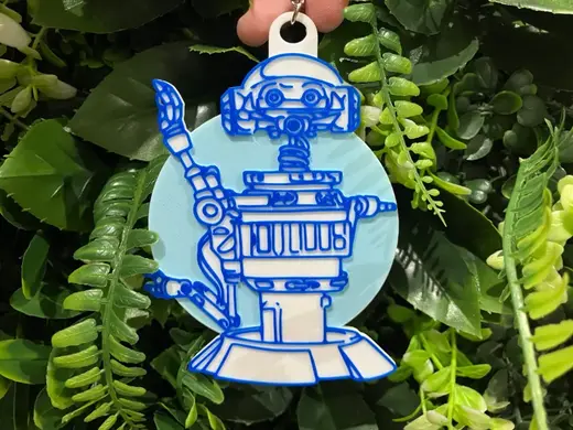 Captain Rex from Star Tours Keychain