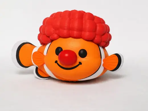 Cute Clown-Fish with Afro