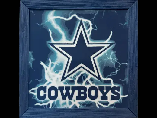 Dallas Cowboys NFL Flatforge (Hueforge)