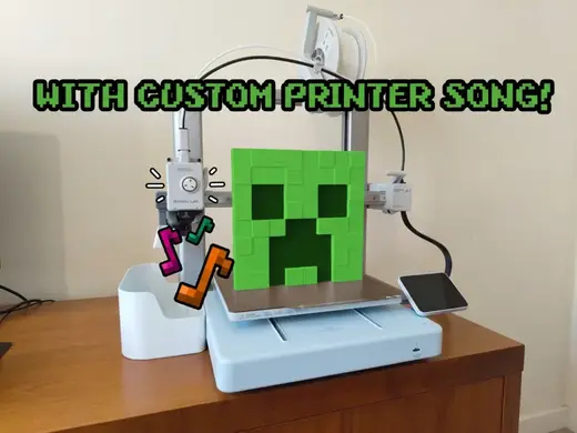 Creeper Face | Custom start and end print song!