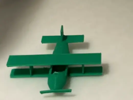 1:400 scale biplane
