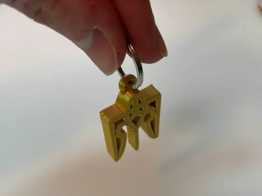 Ukranian coat of arms keychain (no AMS)