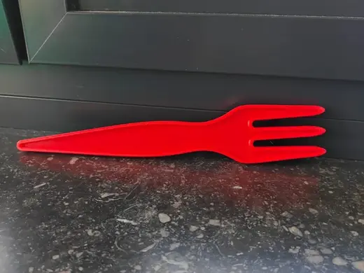 Frietvork - Big classic snack fork - Decorative