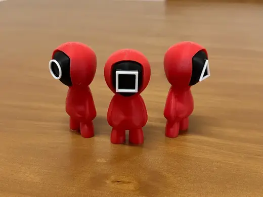 Squid Game Round Six Guards, Multipart, No support