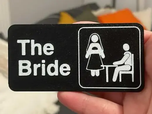 The Office sign - The Bride